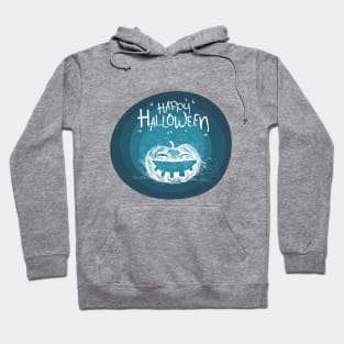 Halloween Scary Evil Pumpkin Funny Pumpkin Head Hoodie